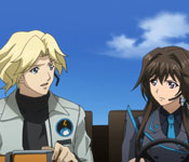 yui and vincent in a jeep